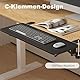 MYOYAY Computertisch Verlängerungsablage, Ergonomischer Faltbare Schreibtisch Verlängerung 90° klappbare Tastaturablage für Zuhause Büro 75 x 25cm Schwarz