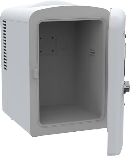 Miniatura 5 de Frigidaire Mini refrigerador personal blanco para nevera, capacidad de 1 galón para seis latas, incluye enchufes para toma de corriente doméstica y