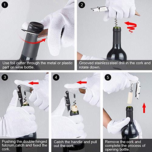 Professional Waiter Corkscrew Wine Key For Bartenders