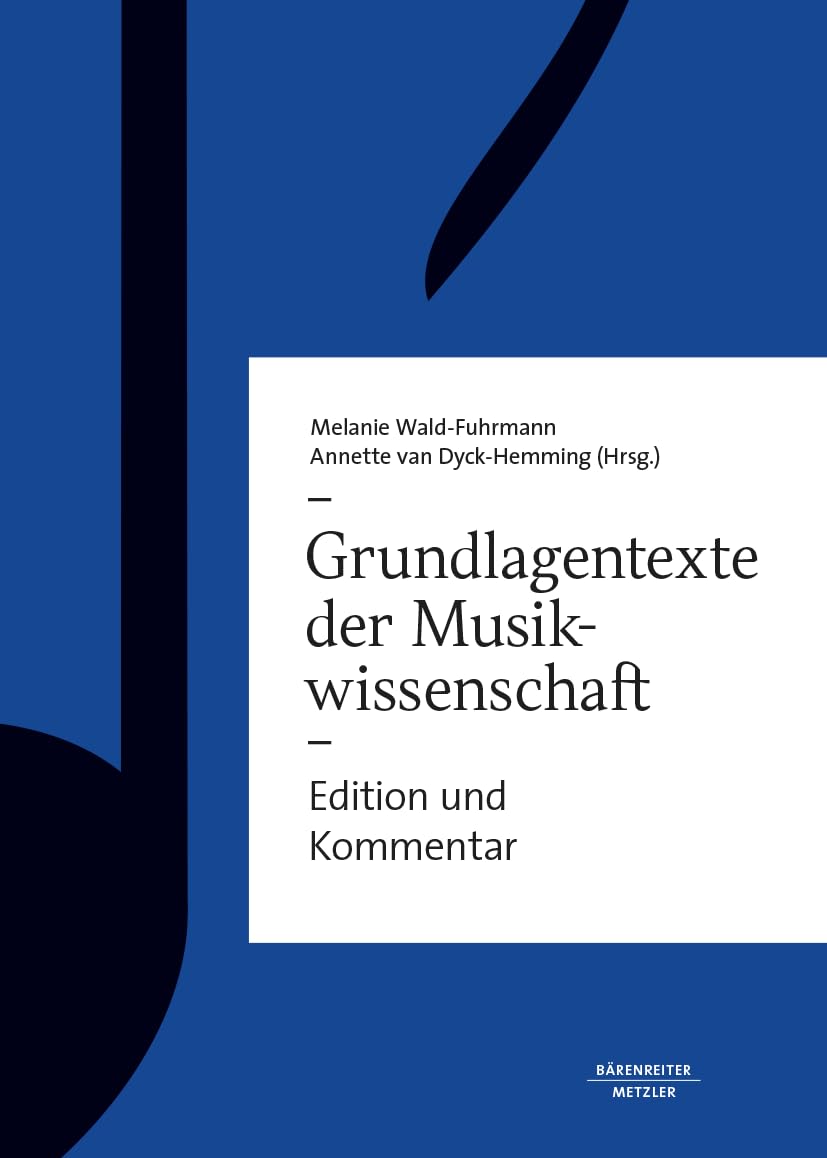 Grundlagentexte zur Musikwissenschaft livre d'édition de musicologie