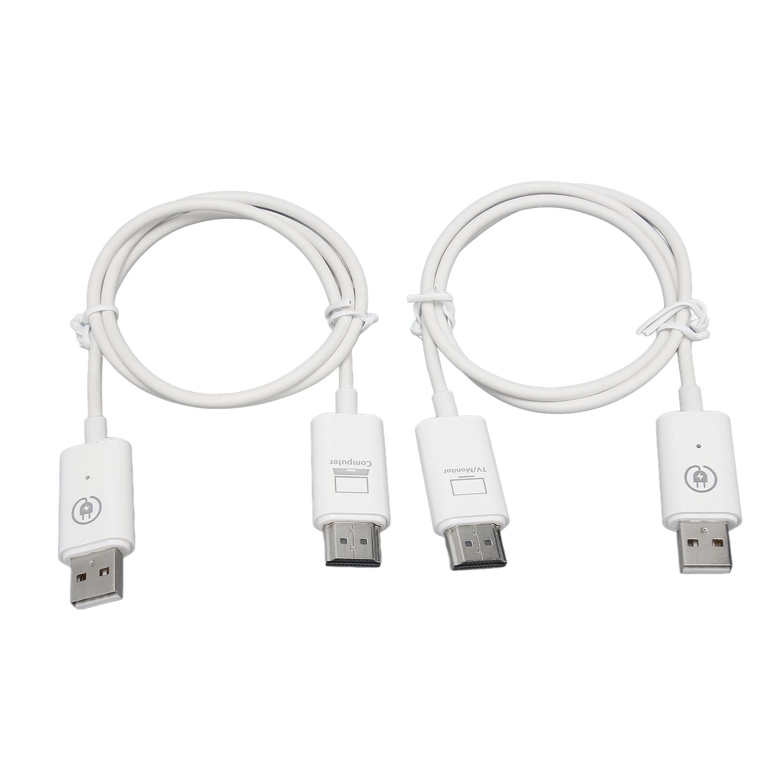 Jectse Portable HD Transmitter and Receiver 1080P Wireless Adapter, Dual Mode Plug and Play Kit for Laptops Streaming Video, Built in Antenna Fast Screen Cast