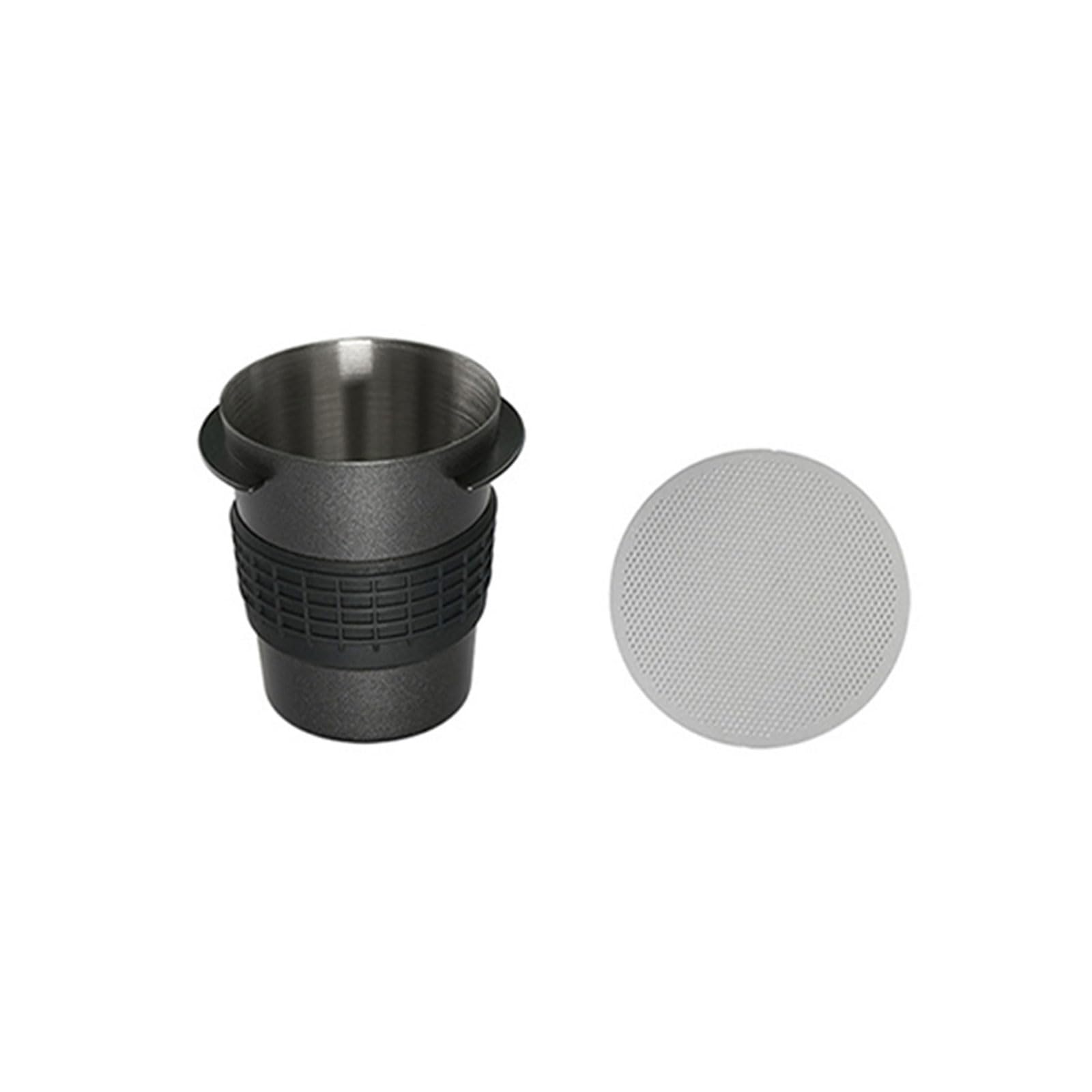 Elnwnnkc Dosing Cup Metal Coffee Dosing Cup Coffee Filter Powder Transfer Efficient Tool Perfect for Machine