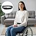 Wheelchair Safety Strap Seat Belt, Adjustable Anti-Fall Extra Long Size - Black Universal and Anti-Slip Wheelchair Fixation Belt for Obese People Patients Strap Chair Medical Seniors Disable