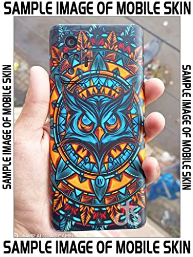 Image of AtOdds - Full Body Back Screen Guard Protector Film - Lamination Wrap Skin Sticker Compatible with REDMI 12 (5G) | Scratchproof Matte Finish (Design - Night Owl)