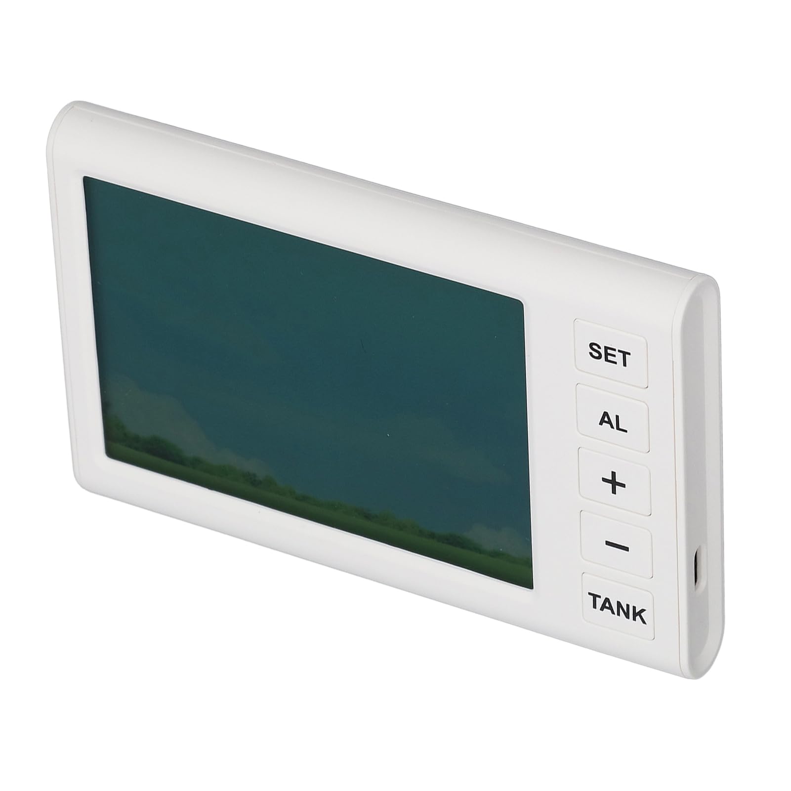 Sensor Ultrasónico de Nivel de Agua, Medidor de Nivel de Líquido Inalámbrico WiFi de Alta Precisión, Pantalla LED, Alarma Alta y Baja de 110 a 230V