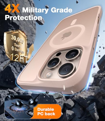 Image of TORRAS Magnetic Shockproof for iPhone 16 Pro Max Case, Fit for MagSafe