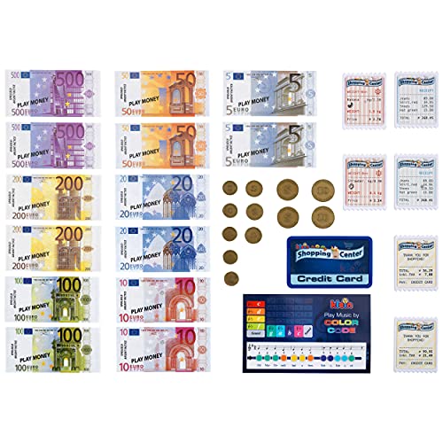 Theo Klein 9324 Tablet-Kassenstation I Spielkasse mit Sound und abnehmbarem Tablet, POS-Terminal, Sanner und Spielgeld I… – Bild 5