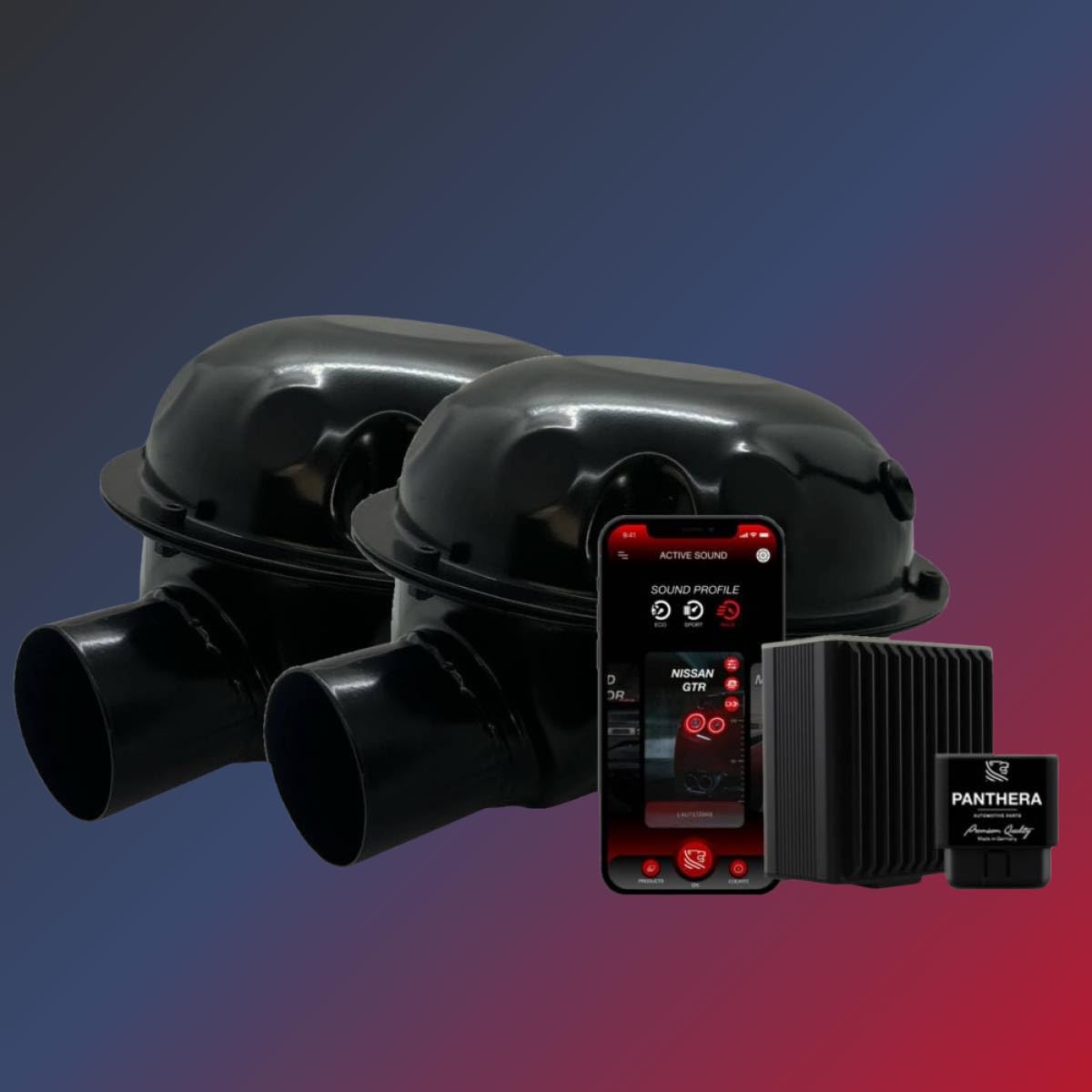 Topgear Panthera Twin - Amplificador electrónico de sonido de escape