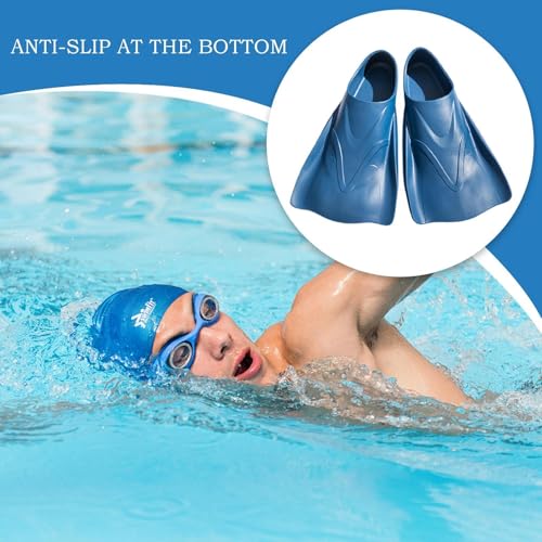 Aletas de natación antideslizantes de diseño portátil para entrenamiento de buceo 3