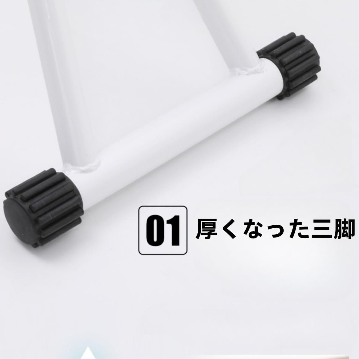 Qobvoeh折りたたみアイロン台家庭用垂直ラック厚く (ホワイト) [並行輸入品]