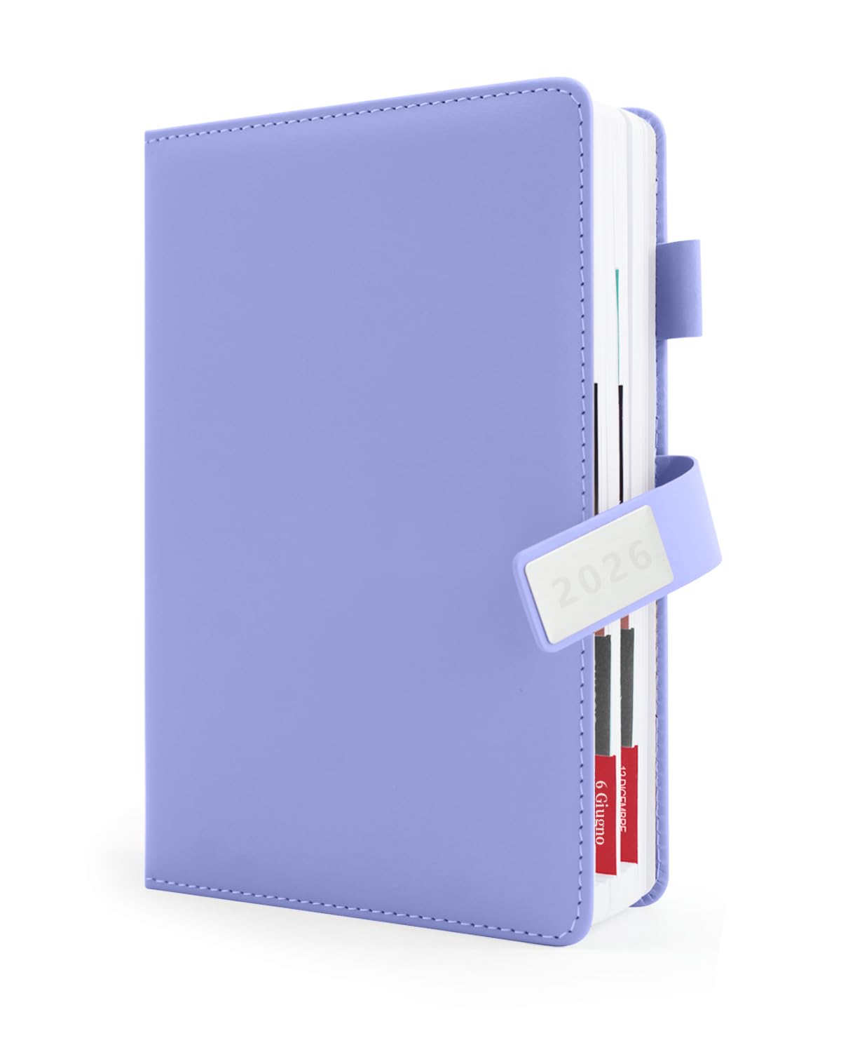 400 Pagine HW CASA Agenda 2026 Giornaliera A5,Festività (DE/IT/ES/EN/FR), Passante e Portapenna | Festività (DE/IT/ES/EN/FR), Riepiloghi Mensili | Gennaio-Dicembre