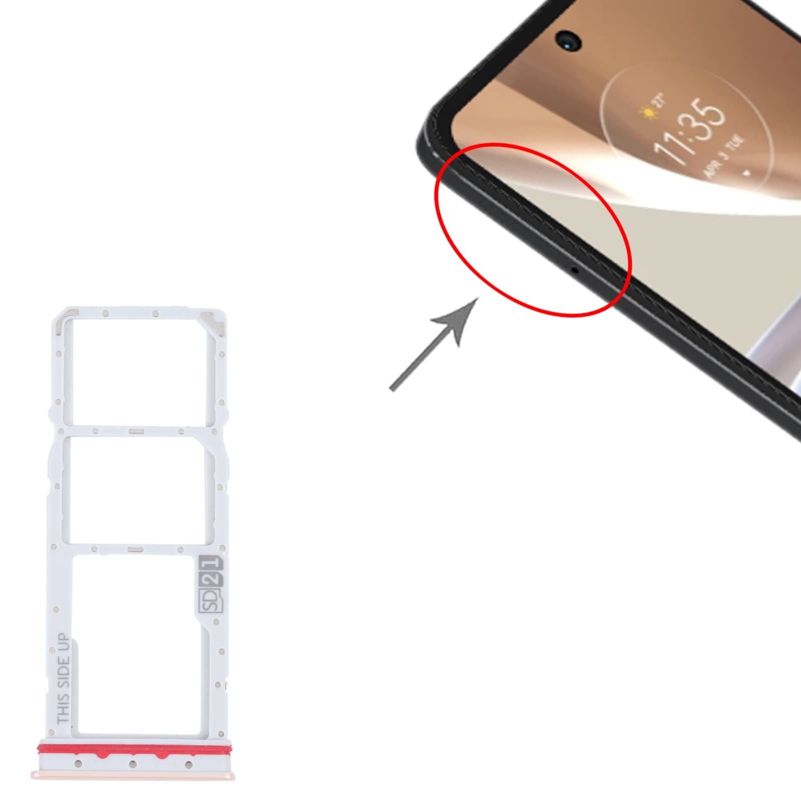 Original SIM Card Tray + SIM Card Tray + Micro SD Card Tray for