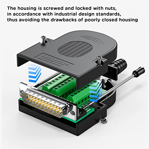 Adaptadores Conector DB25 Serial 2Pack Hembra miniatura 3