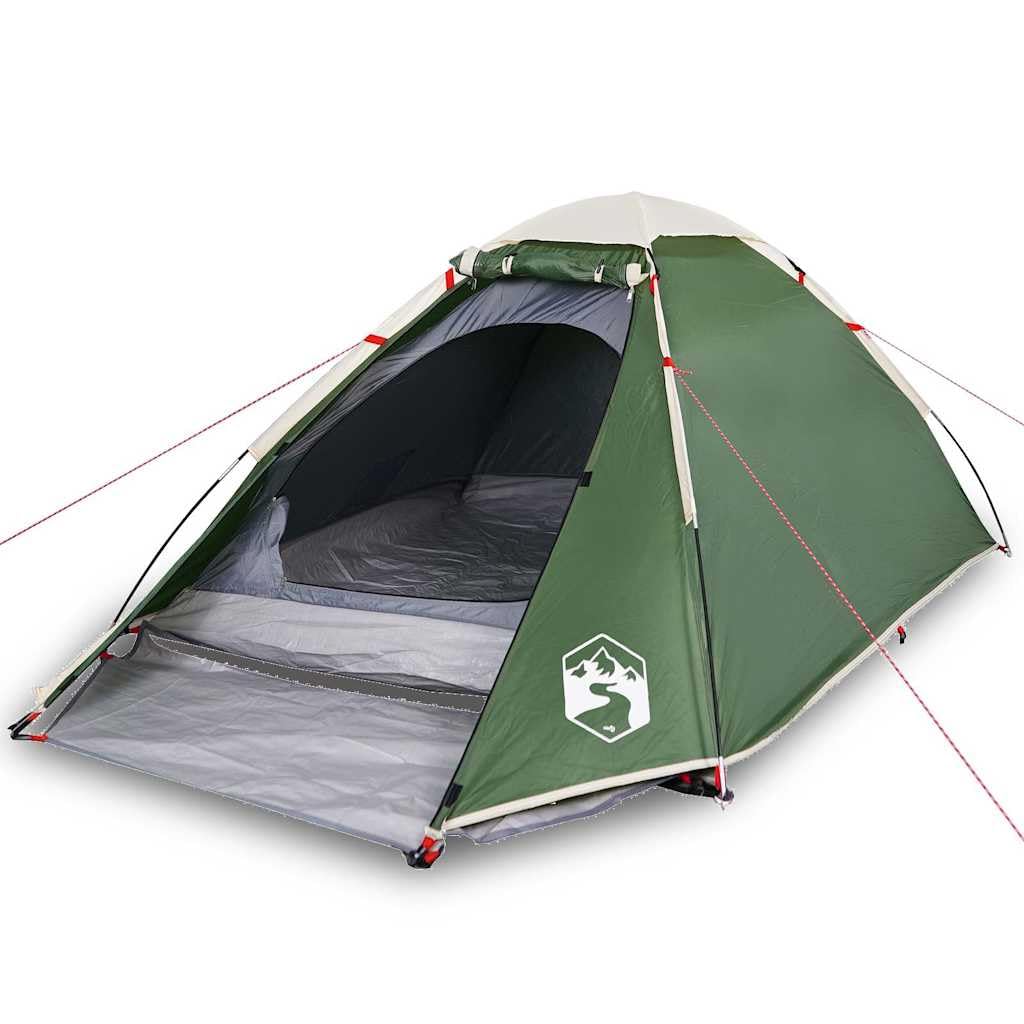 Tente de Camping à Dôme 2 Personne Vert Imperméable Extérieur H | Tente Dôme Facile à Installer pour Camping, Pique-Nique, Randonnée, Randonnée, Trekking