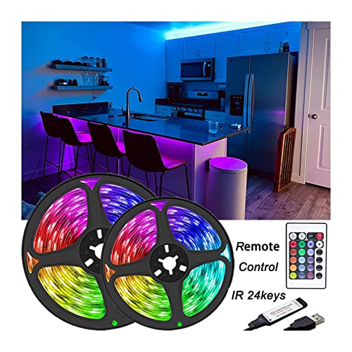 Tira de luces LED con cambio de color Bluetooth para una iluminación personalizada de 10M 2