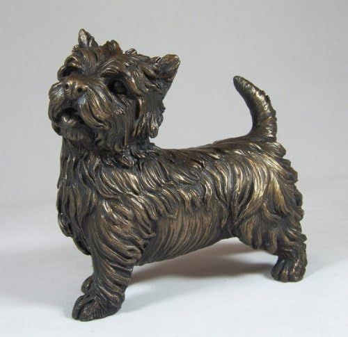 Westie Bronze Dog Sculpture of West Highland Terrier Breed, By Oliver Tupton Ideal Dog Owners Gift Idea