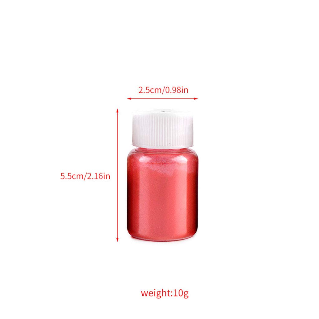 Ankexin 18Colors Cosmetic Grade Pearlescent Mica Powder Soap Makeup Art Colorant Epoxy Resin Dye Pearl Pigment Jewelry Making