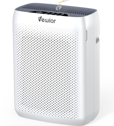 VEWIOR Air Purifiers for Home Large Room Up to 3000Sq.ft, H13 HEPA Air Cleaner with Washable Pre-Filter, PM2.5 Display, Sleep Mode, Timer, Aromatherapy, Auto Mode for Smoke, Pet Hair, Dust Pollen