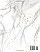 Marble (off white with gold) Sketch book: Large Notebook for Drawing, Doodling or Sketching120 Pages, 8.5