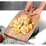 Acacia Wood Chopping Cutting Board Kitchen with Handle Charcuterie Boards - Image 4