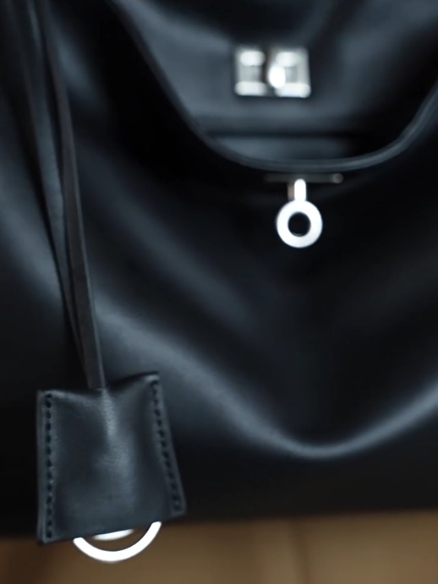 Bolso tote de cuero genuino para mujer miniatura 7