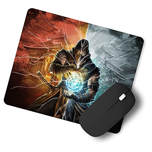 Image of Chiraiyaa Mortal Superhero Designer Printed Premium Mouse pad with Anti-Skid Base and Smooth Gliding (9 in x 7.5 in)