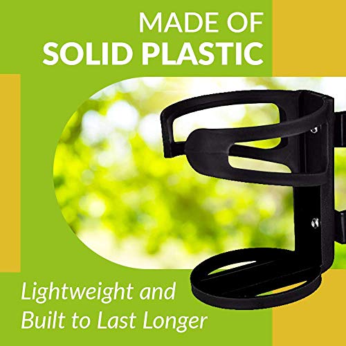 image for BodyHealt Universal Drinking Cup Holder No Screws Required Adjustable 