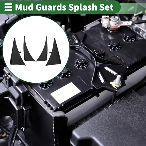 Image of Motoforti Mud Flaps Splash Guards Mud Guards for Chevrolet Corvette C7 2014-2019 W /Mount Accessories