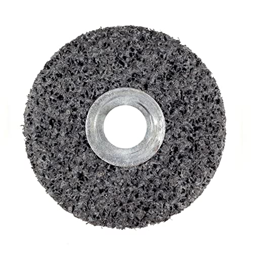 3M Scotch-Brite LD-WL Convolute Silicon Carbide Medium Deburring Wheel - Fine Grade - Arbor Attachment - 12 in Diameter - 5 in Center Hole - 1 in Thickness - 01670 [PRICE is per WHEEL]