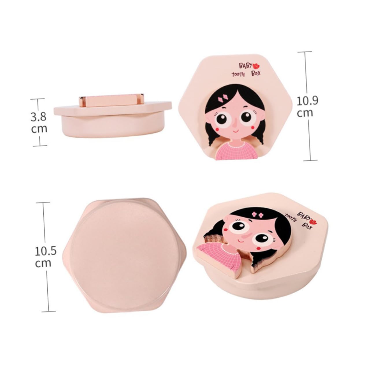 Yardwe Box Teeth Keepsake Box for Boys and Durable Memorial Container for Childhood Memories Tooth Fairy Box for Storing Newborns