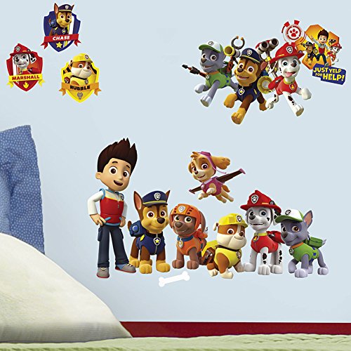 Roommates Rmk2640Scs Paw Patrol Peel And Stick Wall Decals