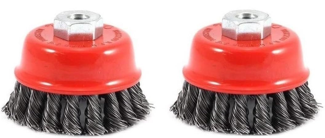 See full amazon price history chart for Inditrust New 2pc 3 inch Twisted Wire Wheel Cup Brush Set for Angle Grinder to Remove Rust Inditrust New 2pc 3 inch Twisted Wire Wheel Cup Brush Set for Angle Grinder to Remove Rust (B0CG5T8NXV) Amazon Price History, Amazon Price Tracker