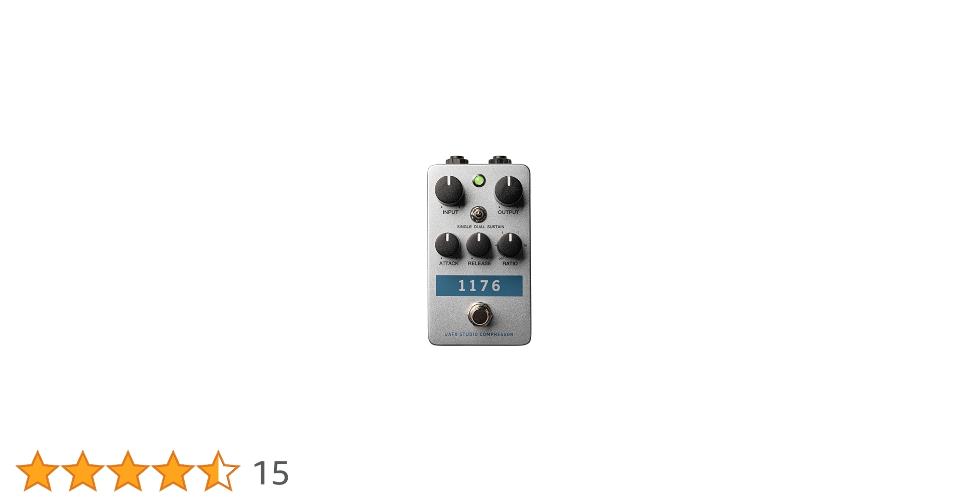 UAFX 1176 Studio Compressor 【コンプレッサー】 Amazon | UNIVERSAL AUDIO UAFX 1176 Studio Compressor UAFX