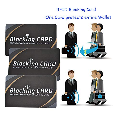 3 RFID Blocking Card|NFC Contactless Cards Protection|Fuss-free Protection for Entire Wallet Shield And Single Sleeves, Credit Card Holder, Identity Theft Prevention3