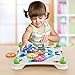 Quercetti: Peggy Gears - 13pc Interactive Cogwheel Construction Toy, Peg Board, 2-Sided Cards w/ 6 Scenes, Preschool Educational Play, Toddler-Kids 2+