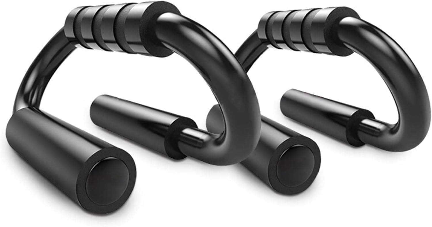 Push Up Bars, Push-up Handles, Set Of 2 Extra Thick Non Slip Foam Grip, Unique Sturdy Structure Push Up Stands, Perfect Strength Training Home Gym