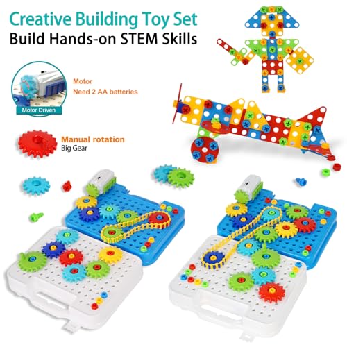 Iiromeci CXL200-70C Gears Toys For Kids Ages 4-8, Stem Educational Construction Toys, Super Building Toy Set thumb #1