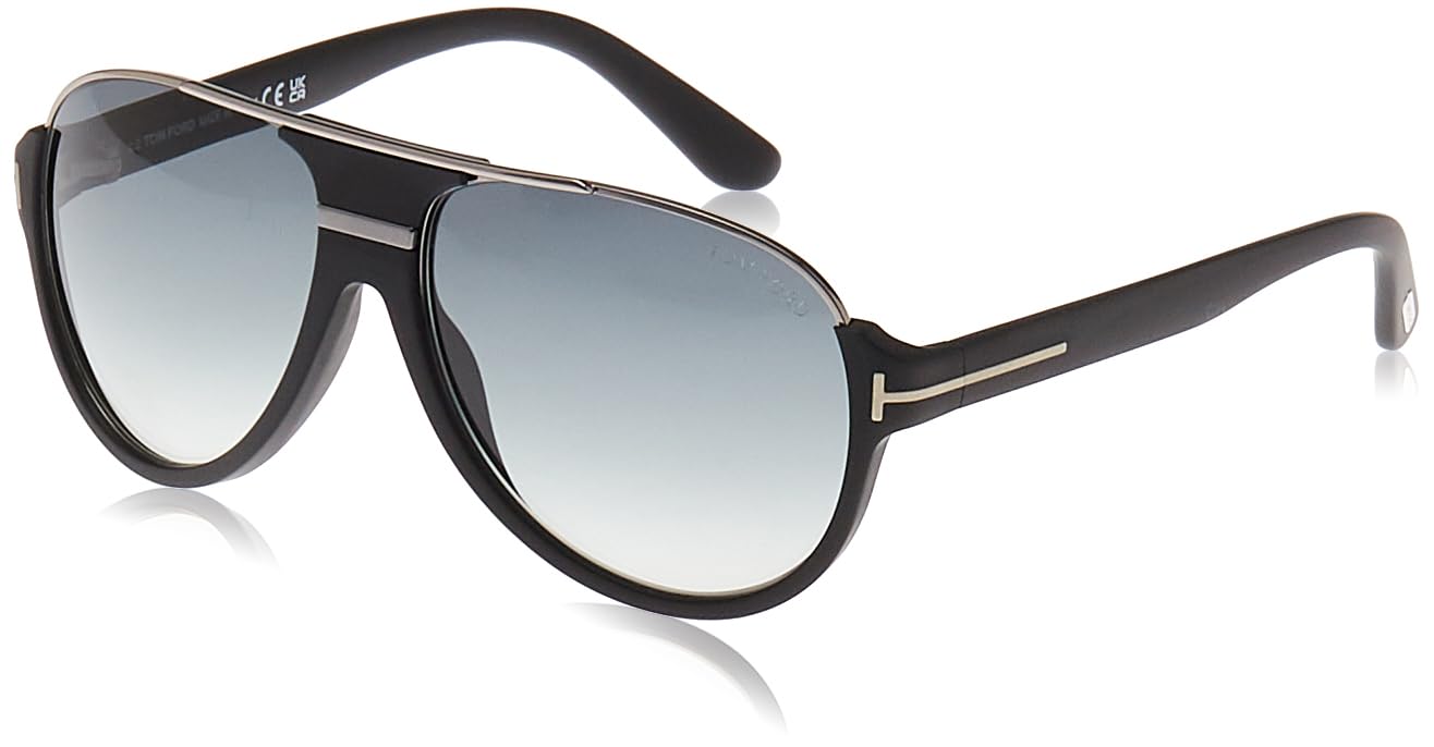 Tom FordDimitry Vintage Aviator Sunglasses in Matte Black