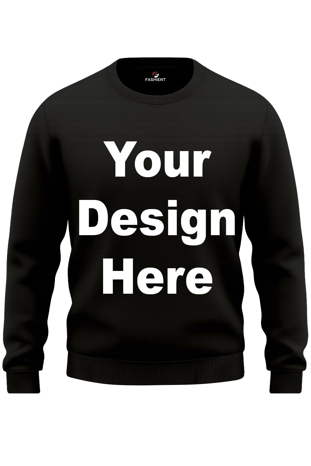 fashient Men's Customised Sweatshirt | Personalized Print Sweatshirt with Your Design, Photo, Logo or Text | Cotton Fleece Winter Wear for Gifting, Events, College & Daily Use-picture-32