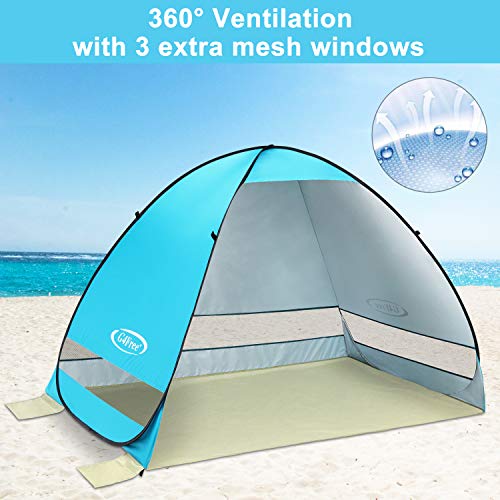 G4Free Large Pop Up Beach Tent