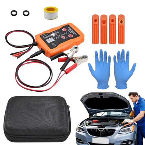 Testeur d'injecteur et kit de nettoyage compact pour le système de carburant de voiture