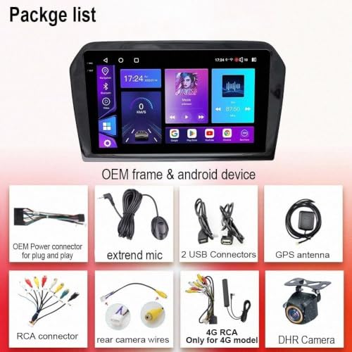 Radio voiture Android 15 8 cœurs stéréo Bluetooth Jetta 2013-2019 - 7