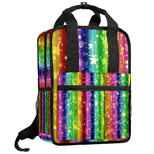Sac à dos garçons étoiles colorées parfait pour la cour de récré
