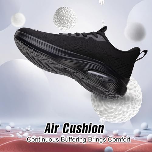 HPK Wide Toe Box Shoes Women Air Cushion Running Shoes Extra Wide Width Sneakers Ultra Light Tennis Arch Support Walking Diabetic Plantar Fasciitis Athletic4