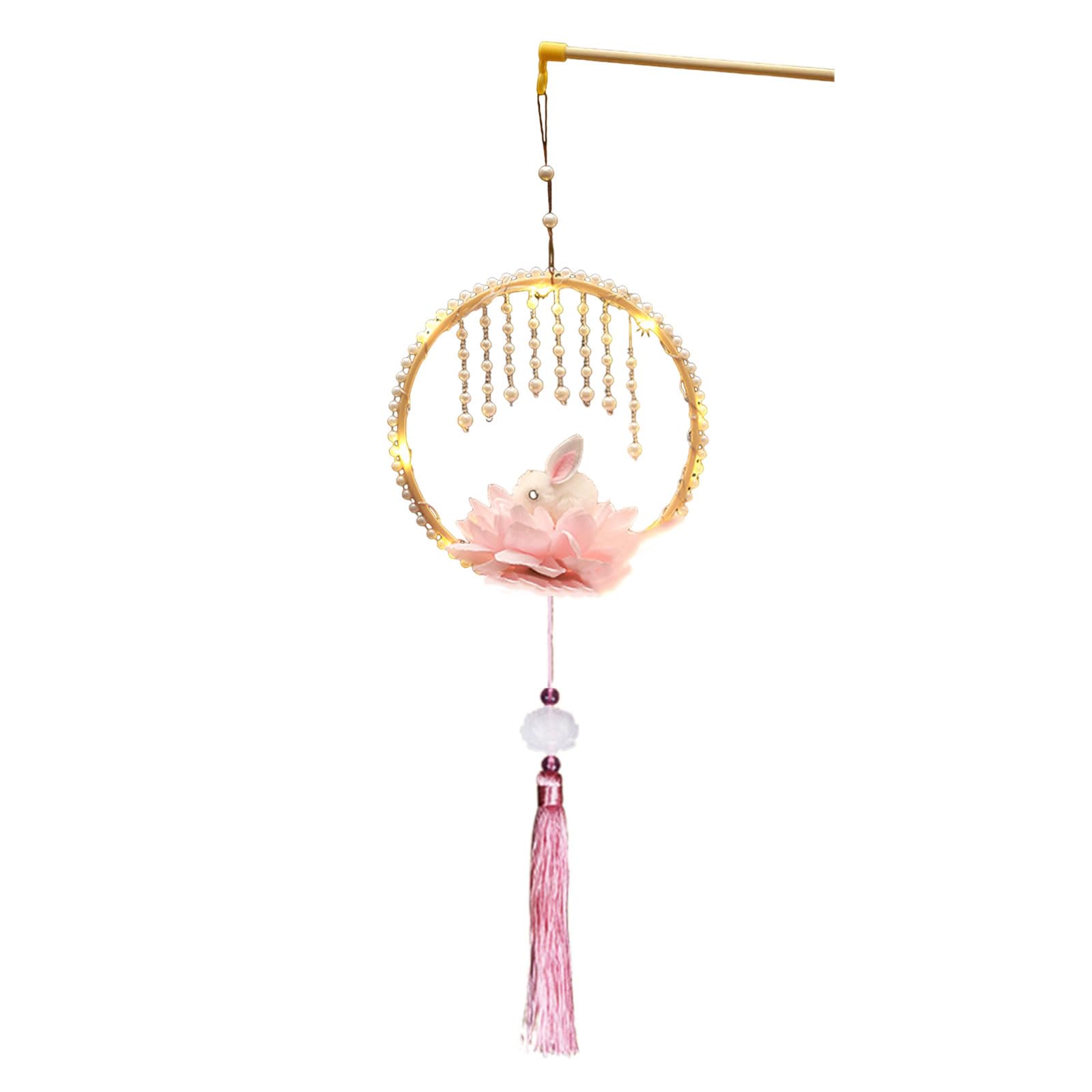Elnwnnkc Of 5 Traditional Chinese Revolving Lamps Easy Assembly Rabbits Lamp Festival Parties Decoration for Women Kids Festives Decoration