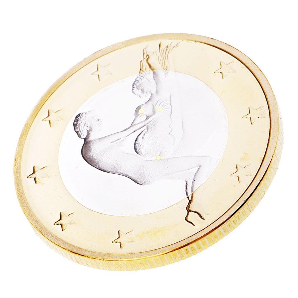 MERISHOPP Gold and Silver Plated Metal Coins for Adults Souvenir Gifts Collection #17 Collectibles | Casino | Chips | Non-Casino Chips