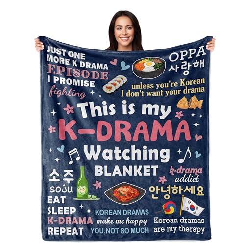 PAZISOL Korean Gift for Women, Korean Blanket for K-Drama Lovers, KDrama Gifts for Women, Kpop Gifts...