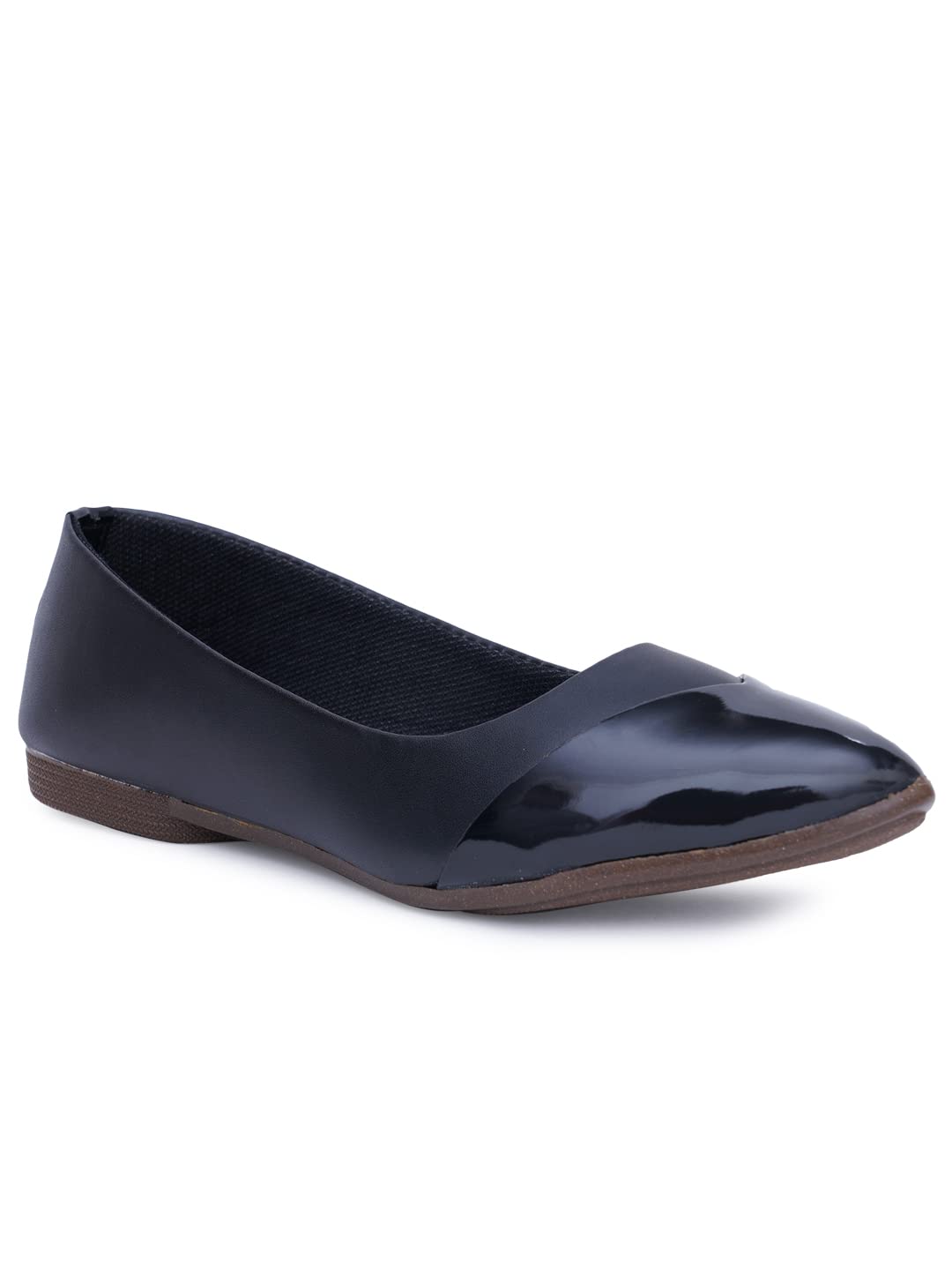 Denill Women Pointed Toe Bellies UK- 7 Black (B09Q929LZ4) Amazon Price History, Amazon Price Tracker