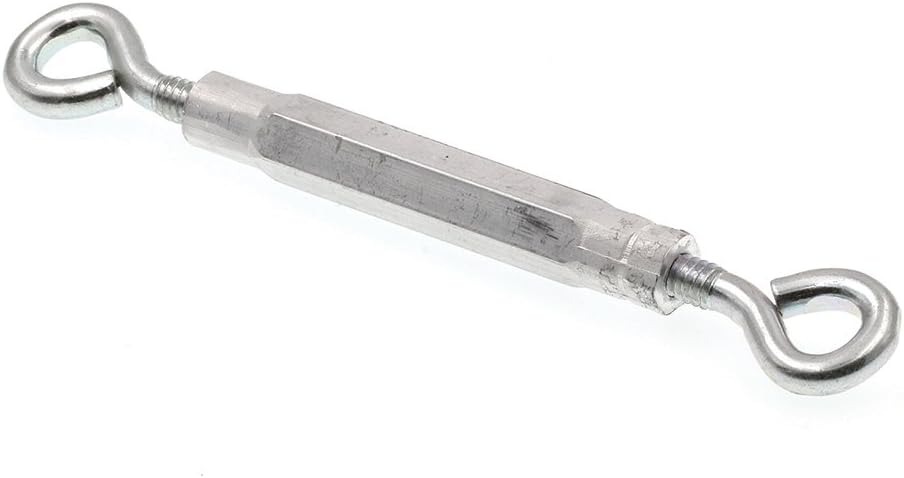 Prime-Line 9070316 Turnbuckles, Eye-To-Eye, 1/4 in. X 7-5/8 in., Zinc Plated Steel and Aluminum (5 Pack)