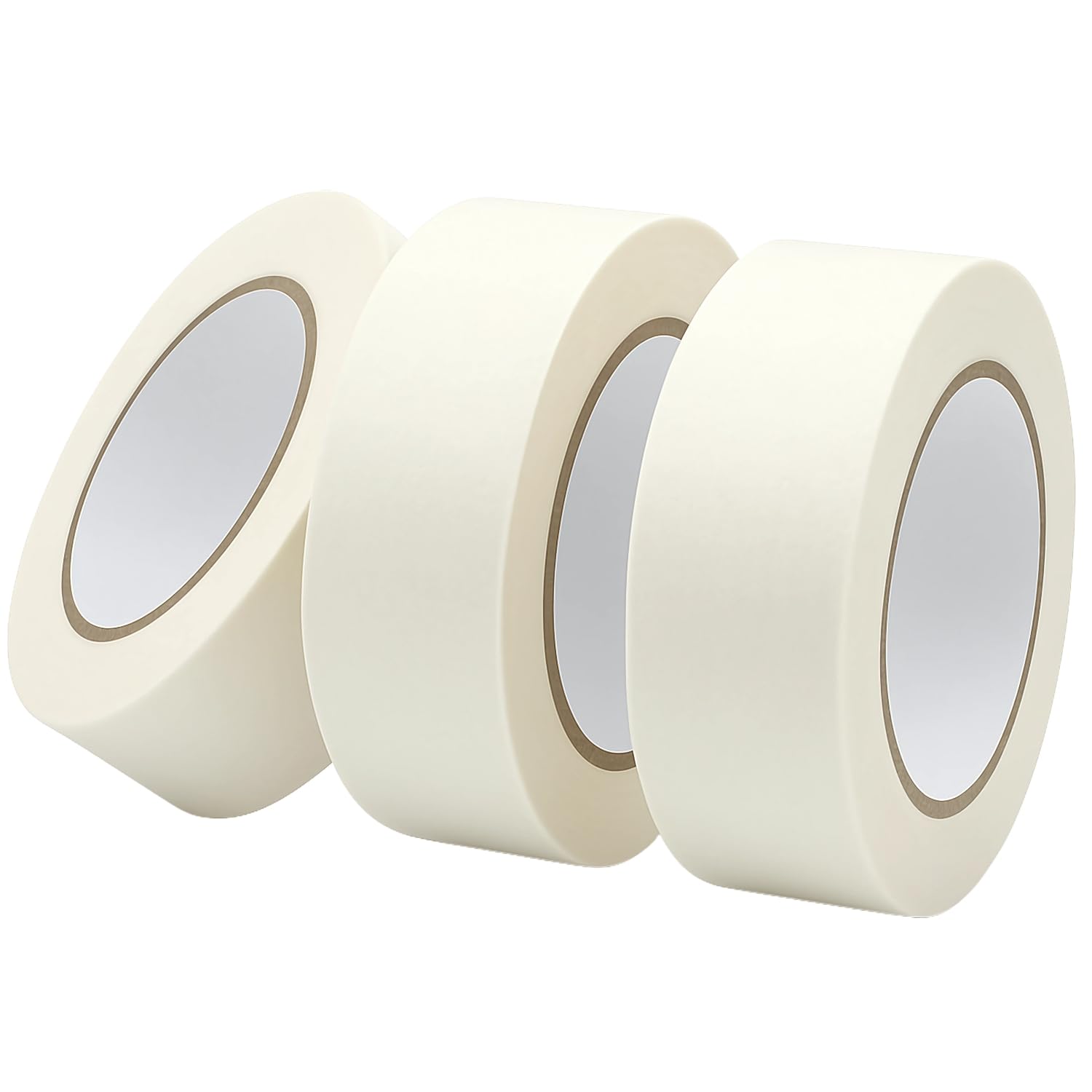 3 Pack Masking Tape 2 Inch x 20 Yards – Multi-Surface Painters Tape for Sharp Paint Lines, Decorating, Arts & Crafts, DIY Projects, and Everyday Use – Easy Peel, Residue-Free